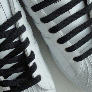 48" BLACK flat Unwaxed Sneaker Boot laces for 5 6 eyelets for Sneakers & Boots